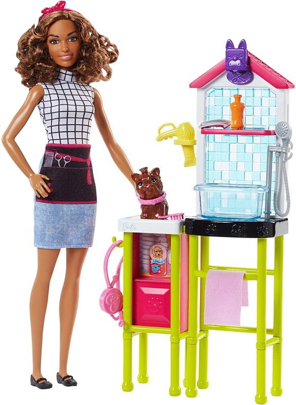 Кукла Barbie Pet Groomer FJB31