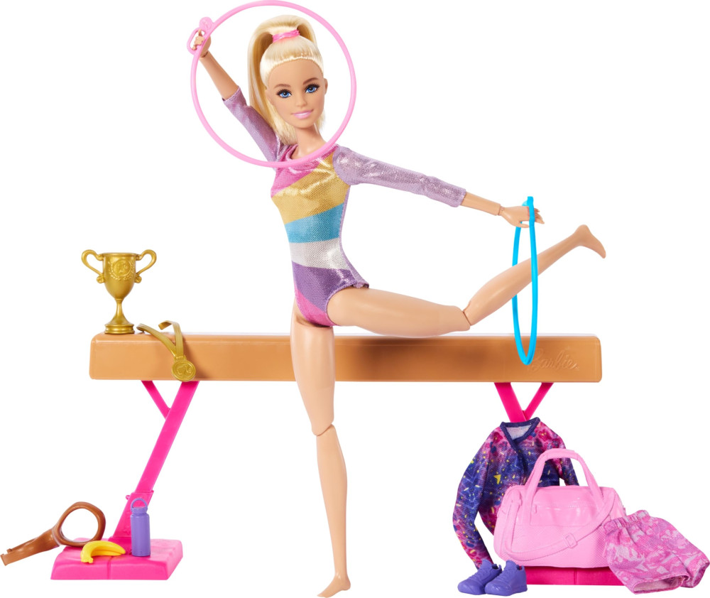 Кукла Barbie Gymnastics Playset HRG52
