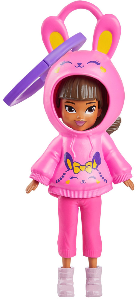 Лялька Polly Pocket Friend Clips Hoodie Bunny HRD63
