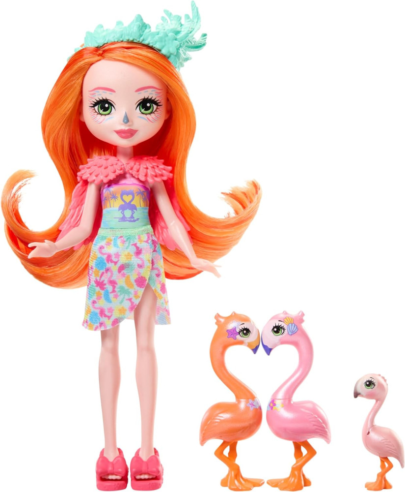 Кукла Enchantimals Flamingo Family HRX85