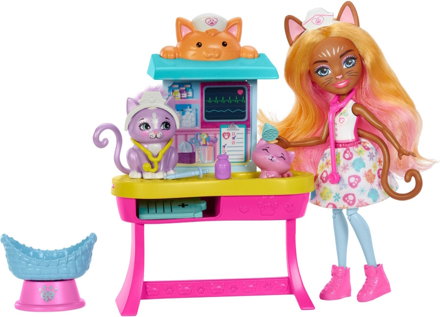 Кукла Enchantimals Feel Fine Doctors Office HLH22