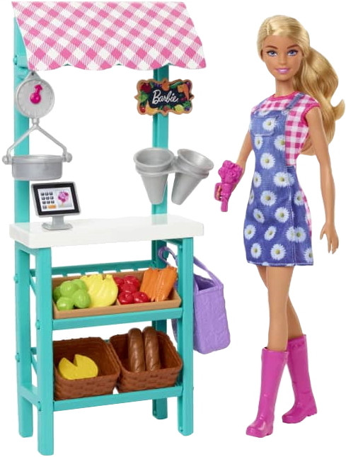 Лялька Barbie Farmers Market Playset HCN22