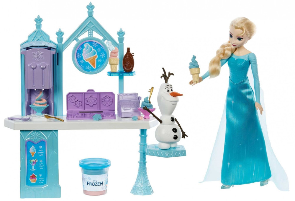 Кукла Disney Elsa & Olafs Treat Cart HMJ48