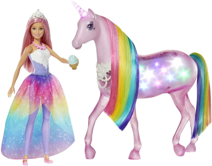 Лялька Barbie Dreamtopia Magical Lights Unicorn GWM78