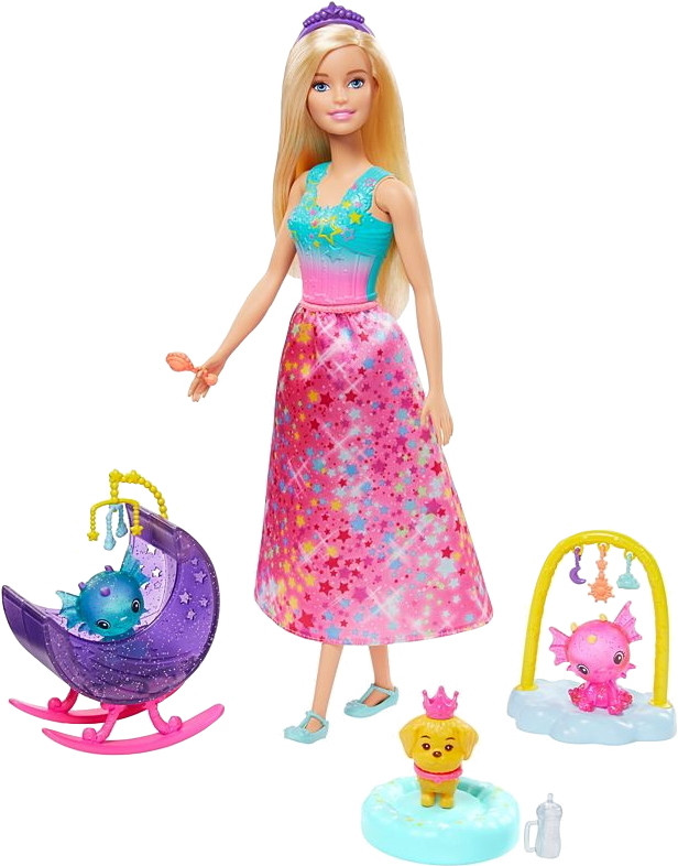 Лялька Barbie Dreamtopia Dragon Nursery GJK51