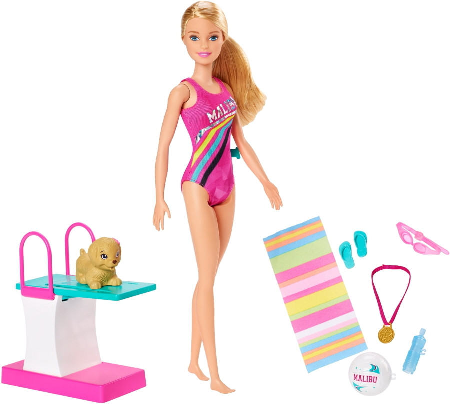 Кукла Barbie Dreamhouse Adventures Swim and Dive GHK23