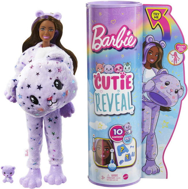 Лялька Barbie Cutie Reveal Teddy Plush Costume HJL57