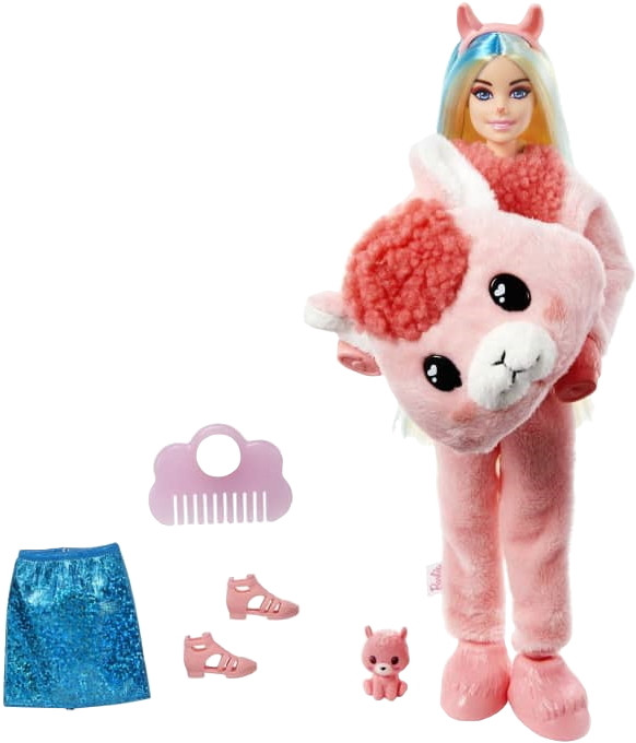 Лялька Barbie Cutie Reveal Llama Plush Costume HJL60