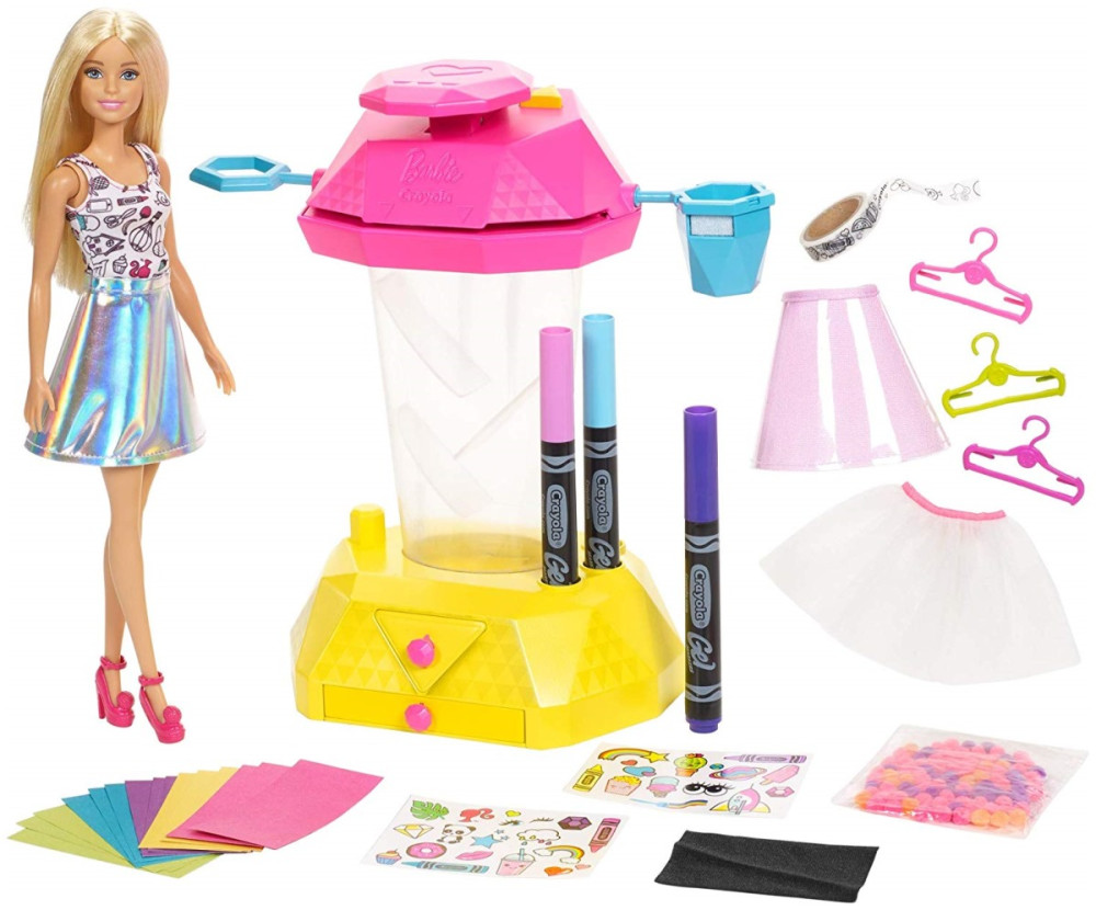 Кукла Barbie Crayola Confetti Skirt Studio FRP02