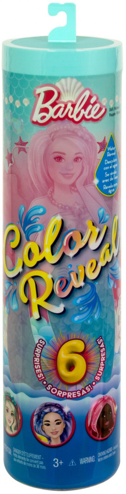Кукла Barbie Color Reveal Mermaid HRK12