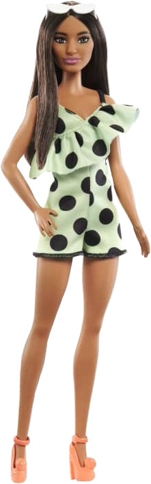 Лялька Barbie Brunette with Polka Dot Romper HJR99