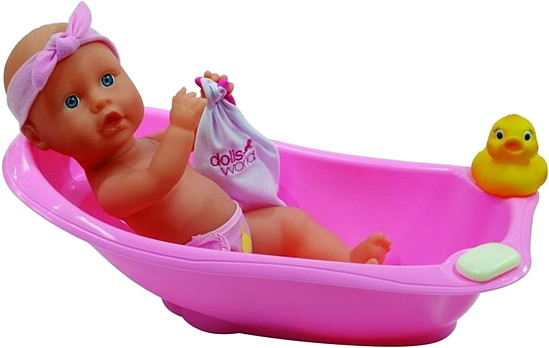 Пупс Dolls World Bathtime Set 8855G