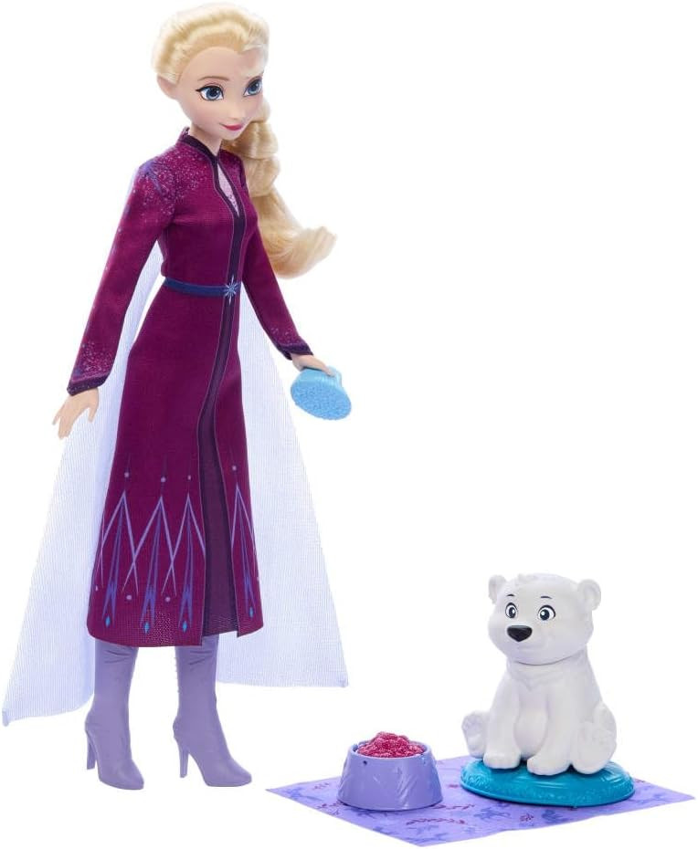 Кукла Disney Elsa & Bear Cub JFG16