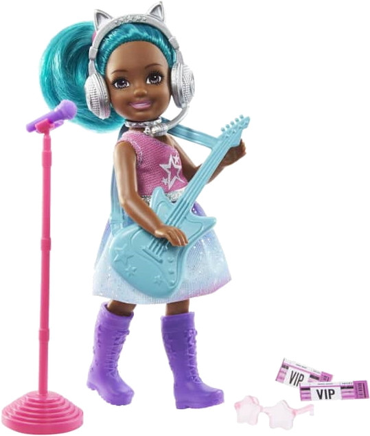 Лялька Barbie Chelsea Can Be Playset With Brunette Rockstar GTN89