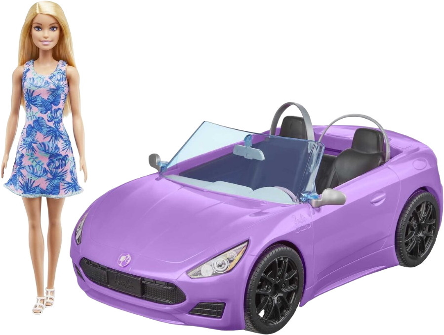 Лялька Barbie Doll and Vehicle Blonde HBY29