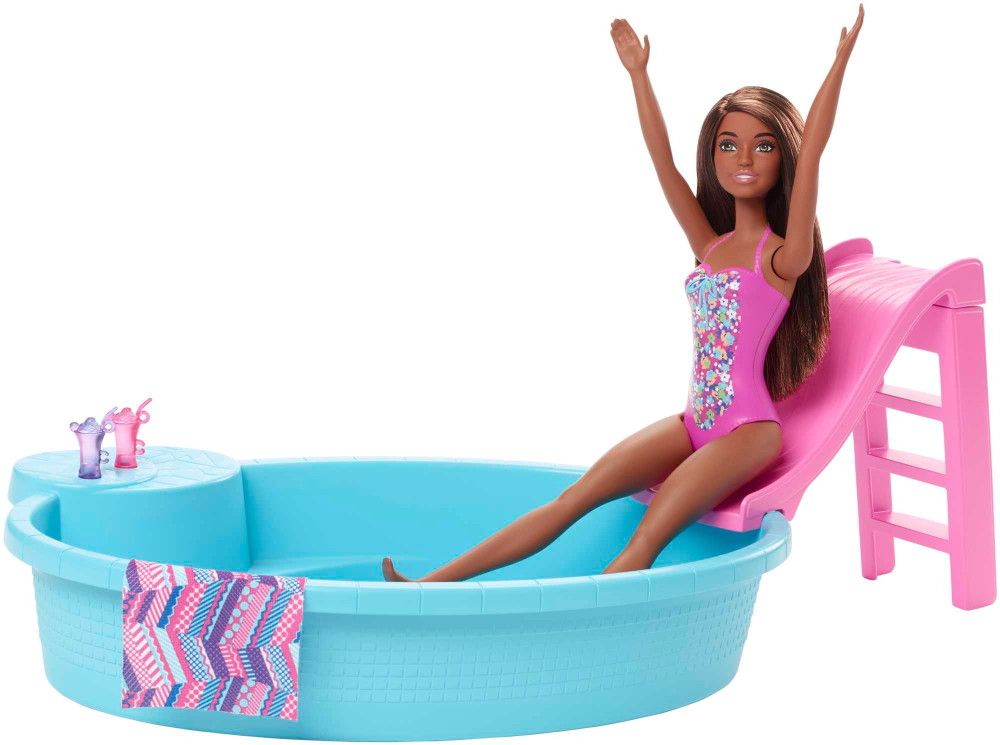 Лялька Barbie Doll and Swimming Pool GHL92