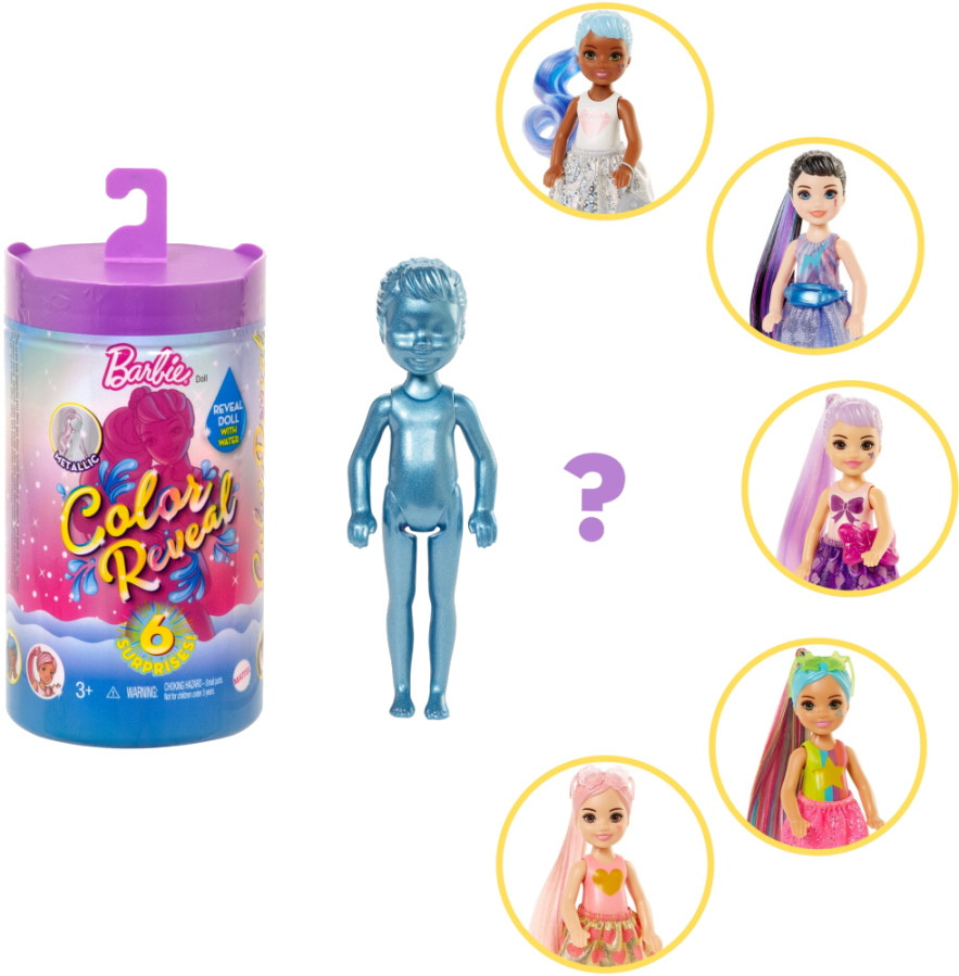 Лялька Barbie Color Reveal Chelsea GTT23