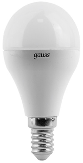 Лампочка Gauss LED G45 6.5W 4100K E14 105101207