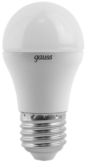 Лампочка Gauss LED G45 6.5W 4100K E27 105102207