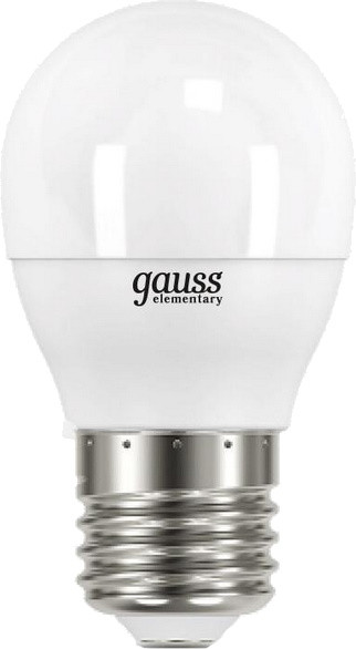 Лампочка Gauss LED ELEMENTARY G45 10W 3000K E27 53210