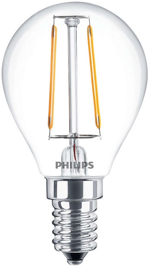 Лампочка Philips LED Filament P45 2.3W 2700K E14