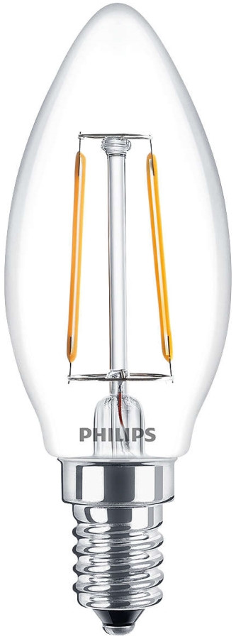 Лампочка Philips LED Filament B35 2.3W 2700K E14