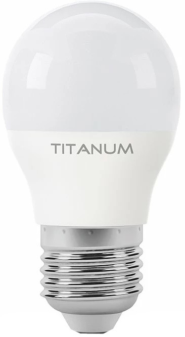 Лампочка TITANUM G45 6W 3000K E27