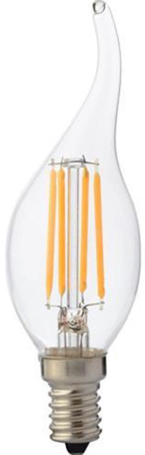 Лампочка Horoz Electric Filament Flame 4W 4200K E14