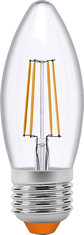 Лампочка Videx Filament C37 4W 4100K E27
