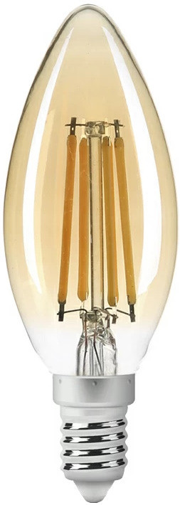 Лампочка TITANUM Filament C37 4W 2200K E14