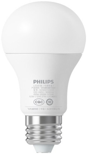 Лампочка Philips Zhirui LED Wi-Fi Smart Bulb