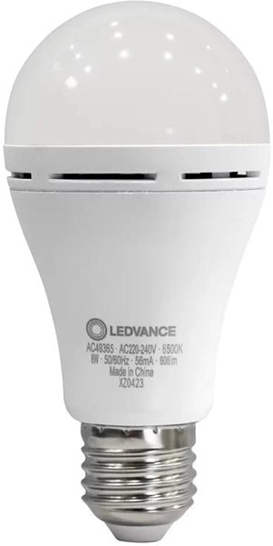 Лампочка LEDVANCE A60 8W 6500K E27