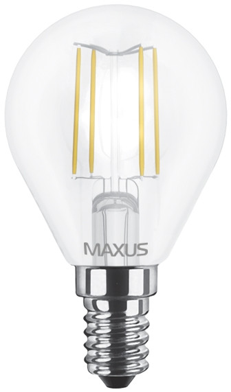 Лампочка Maxus 1-LED-548 G45 FM 4W 4100K E14
