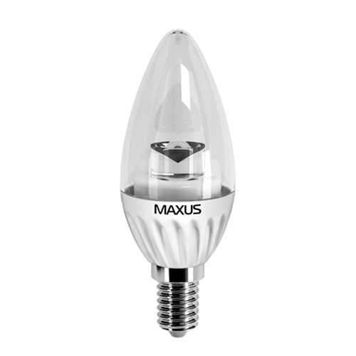 Лампочка Maxus 1-LED-280 C37 CL-C 4W 4100K E14 AP