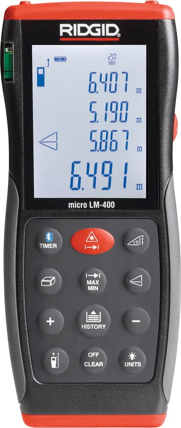 Лазерний далекомір Ridgid micro LM-400