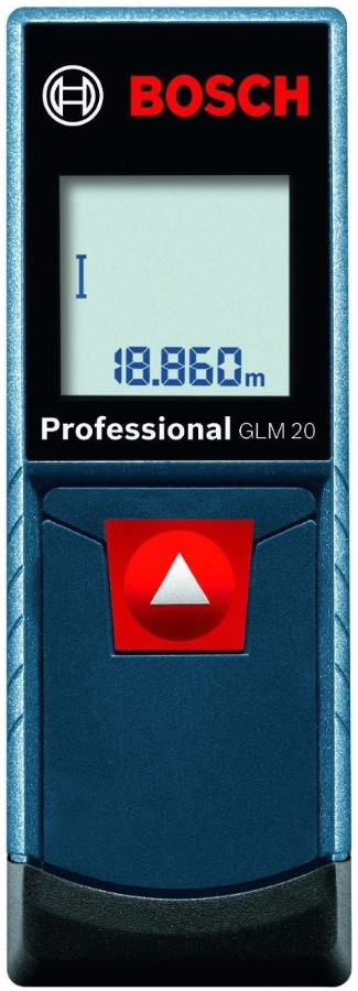 Лазерний далекомір Bosch GLM 20 Professional 0601072E00