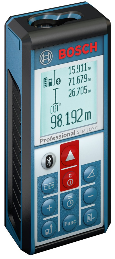 Лазерний далекомір Bosch GLM 100 C Professional 0601072700