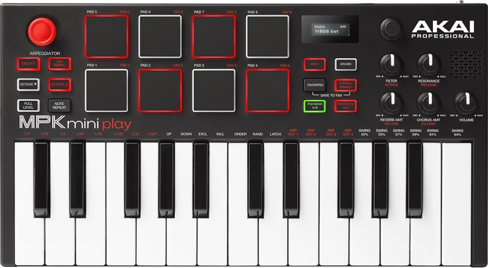 MIDI-клавиатура Akai MPK Mini Play