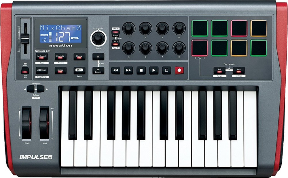 MIDI-клавиатура Novation Impulse 25