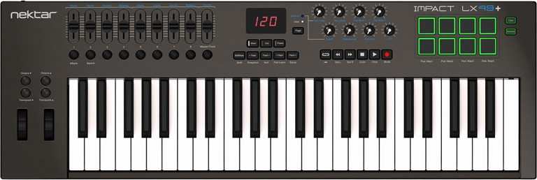MIDI-клавиатура Nektar Impact LX49 Plus