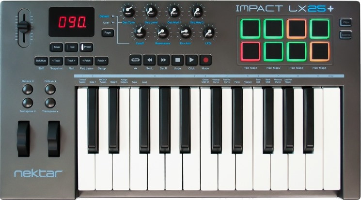 MIDI-клавиатура Nektar Impact LX25 Plus