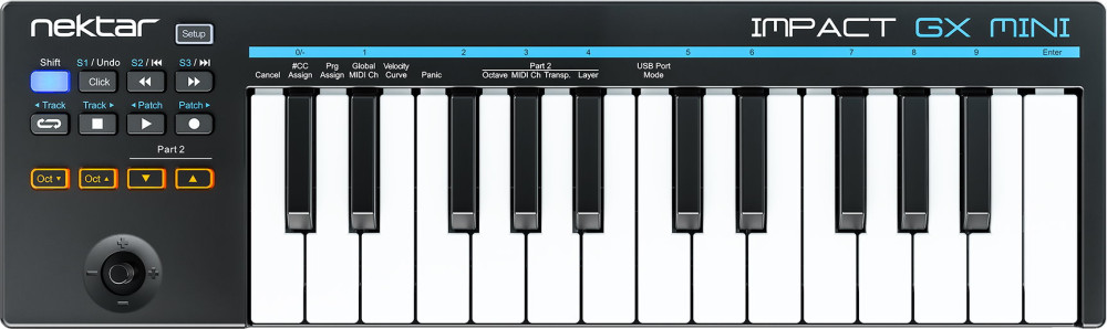 MIDI-клавиатура Nektar Impact GX Mini
