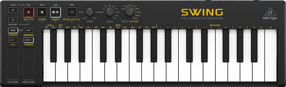 MIDI-клавиатура Behringer SWING
