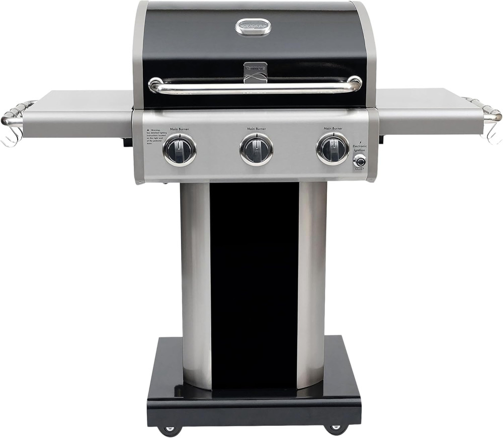 Мангал / гриль Kenmore 3-Burner Compact Gas Grill with Foldable Sides