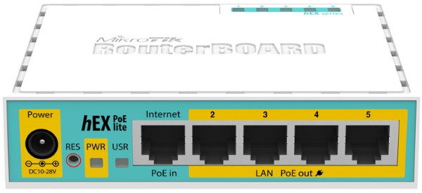 Маршрутизатор MikroTik hEX PoE lite (RB750UPr2)