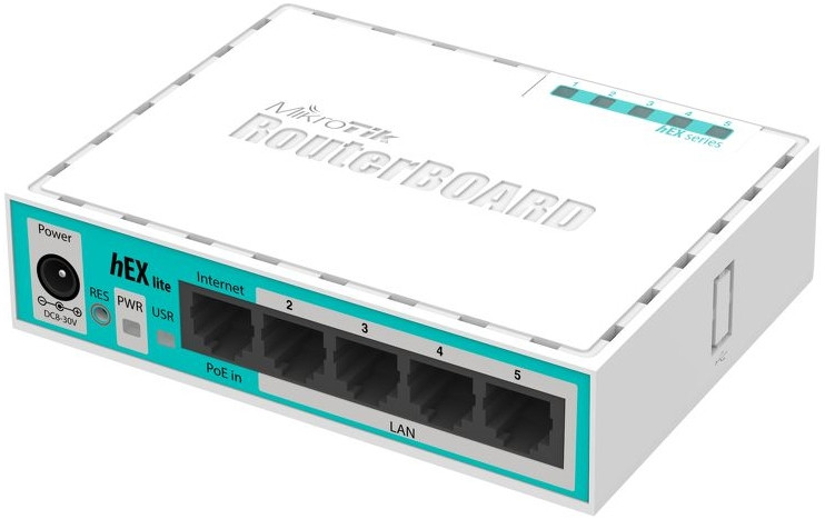 Маршрутизатор MikroTik hEX lite (RB750r2)