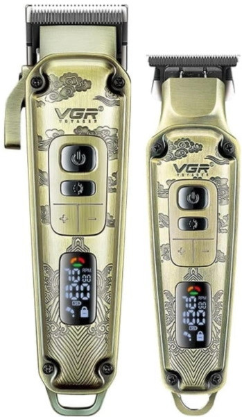 Набор триммер и машинка для стрижки VGR V-643