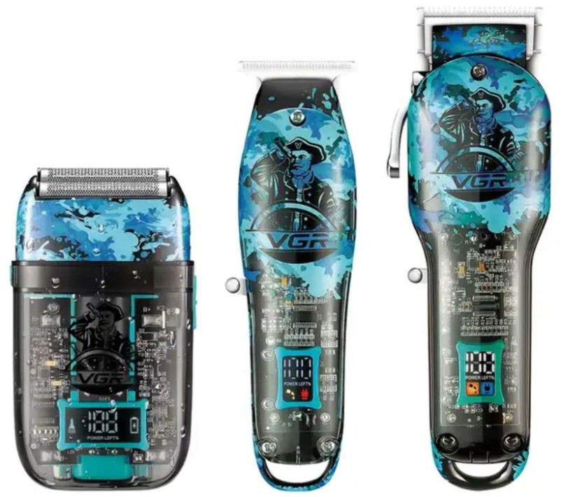 Набор триммер и электробритва VGR V-645