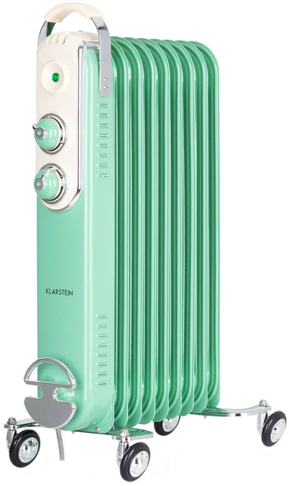 Масляный обогреватель Klarstein Thermaxx Retroheat 2000 9 секц 2 кВт