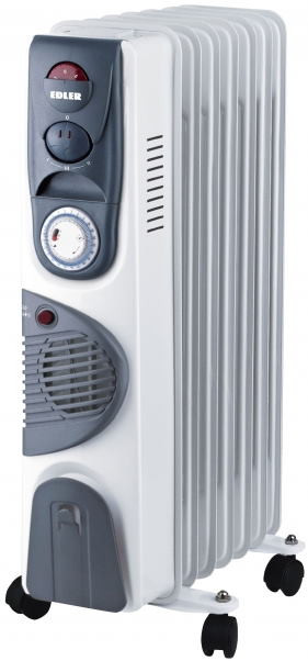 Масляный обогреватель EDLER EDSH-77S7F 7 секц 1.5 кВт